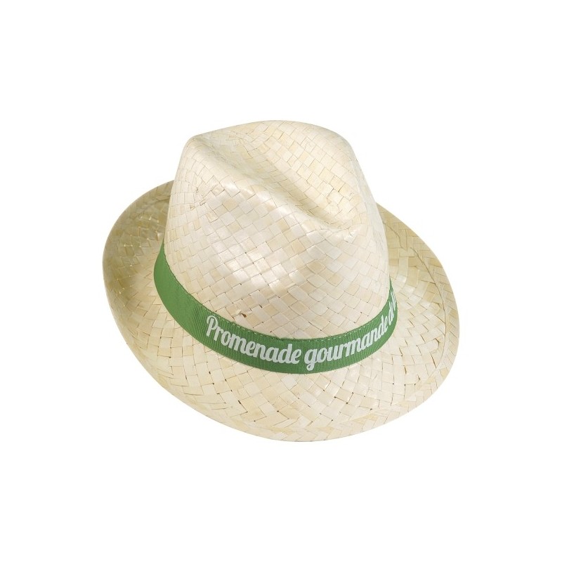 Chapeau paille blanche DOULOS