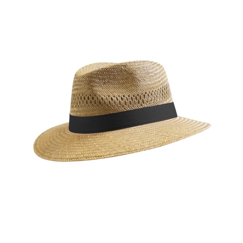 Chapeau pail. dor. PANAMACouleur:noir