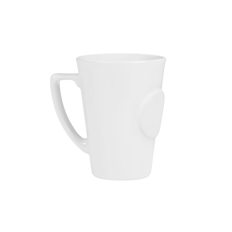 Mug céramique blanche brillante 380ml - REINE