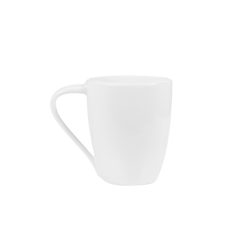 Mug céramique blanche brillante 250ml - PERONELLE