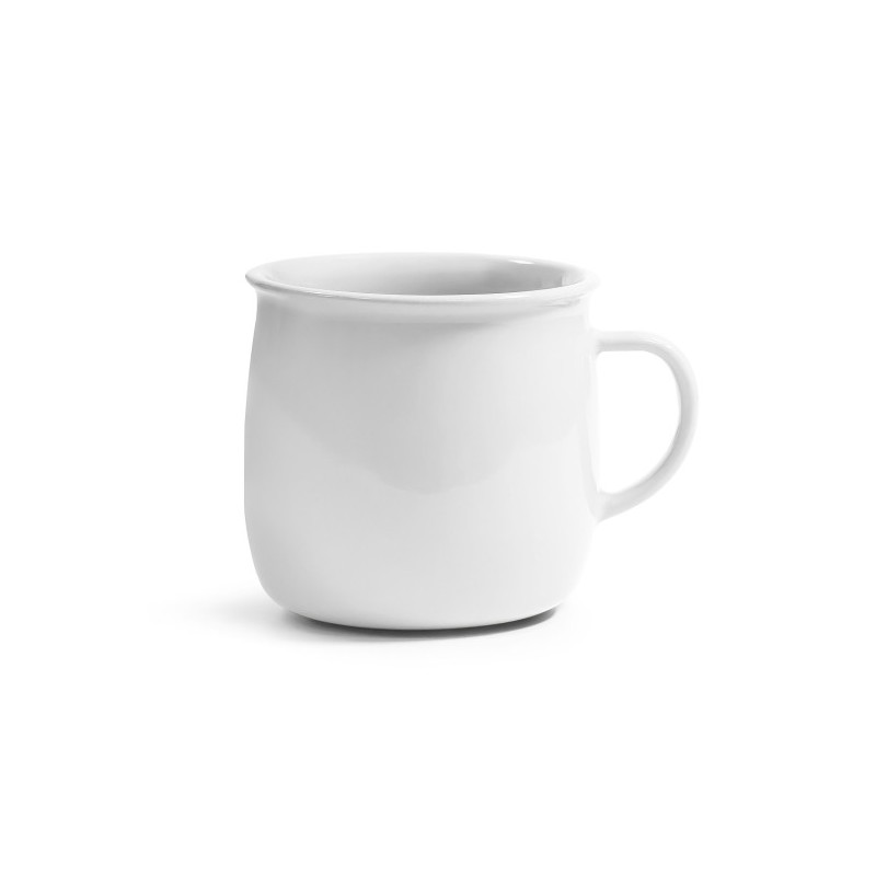Mug céramique blanche brillante 310ml - MARIUS
