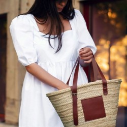 Grand panier pail.RIVIERACouleur:naturel