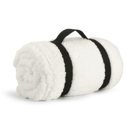 Plaid polyester recyclé 350g POLORISCouleur:naturel