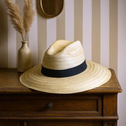 Chapeau paille blanche AUSTRALIEN