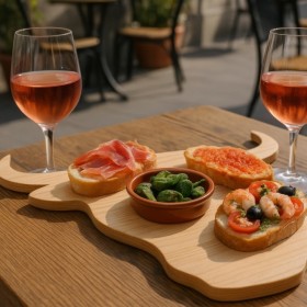 Planche bois à la forme