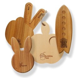 Planche bois rect. manche