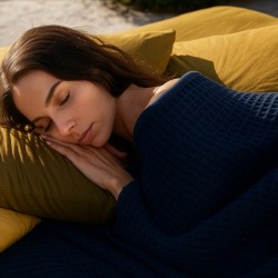 Plaid nid abeille 260g/m²