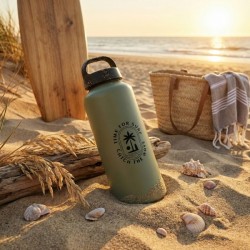 Bouteille aluminium recyclé 750ml