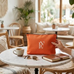 Trousse zippée coton 240g