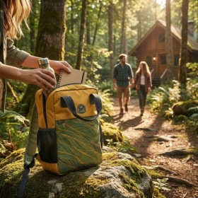 Sac à dos business polyester recyclé 240g