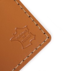 Porte-clés cuir régénéré