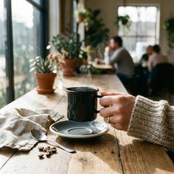 Mug céramique de couleur 80ml - NESTOR