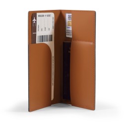 Compagnon de voyage cuir régénéré