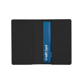 Porte-cartes double cuir régénéré