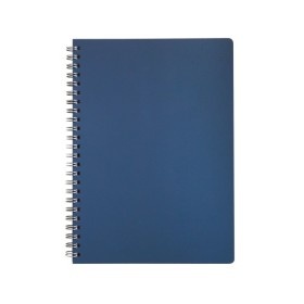 Cahier à spirale cuir régénéré