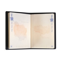Porte-passeport cuir régénéré
