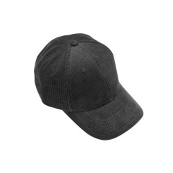 Casquette velours 6 pans