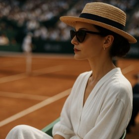 Chapeau paille dorée - CANOTIER