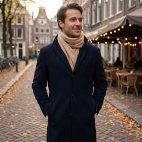 Étole frangée bio 125g