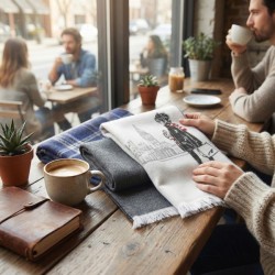 Étole jacquard bio 125g