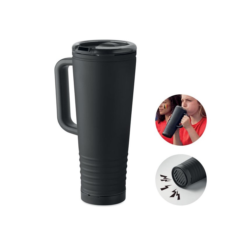 Gobelet à double paroi de 700mlCouleur:Noir