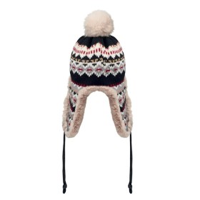 Bonnet avec caches-oreilles YulongCouleur:Noir