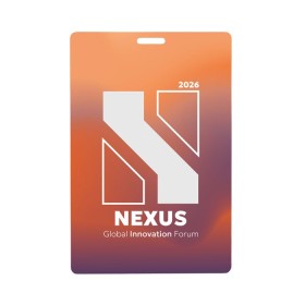 Badge lanyard 120 x 80mmCouleur:Blanc