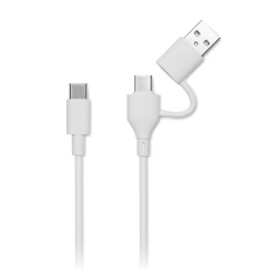 Chargeur sans fil magnétique DoubleticCouleur:Blanc