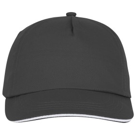 Casquette sandwich 5 panneaux StyxCouleur:Gris storm