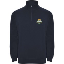 Pull zippé Aneto avec fermeture quart de zipCouleur:Bleu marine