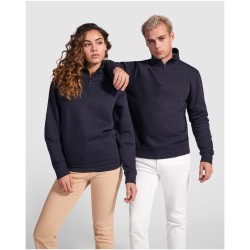 Pull zippé Aneto avec fermeture quart de zipCouleur:Bleu marine