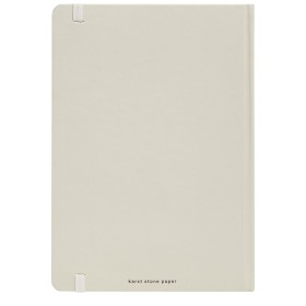 Carnet à couverture rigide K’arst® A5-lignéCouleur:Beige