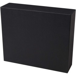 Coffret cadeau Laura avec carnet à couverture rigide A5 et stylo billeCouleur:Noir