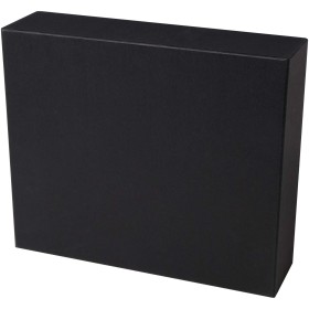 Coffret cadeau Laura avec carnet à couverture rigide A5 et stylo billeCouleur:Noir