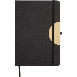 Coffret cadeau Laura avec carnet à couverture rigide A5 et stylo billeCouleur:Noir