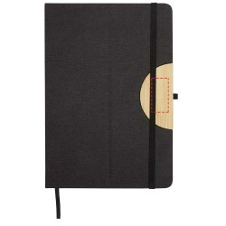 Coffret cadeau Laura avec carnet à couverture rigide A5 et stylo billeCouleur:Noir