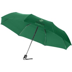 Parapluie 21.5" 3 sections ouverture fermeture automatique AlexCouleur:Vert