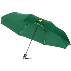 Parapluie 21.5" 3 sections ouverture fermeture automatique AlexCouleur:Vert