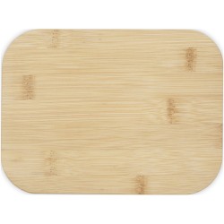 Boîte repas Roby en verre avec couvercle en bambouCouleur:Naturel / Translucide