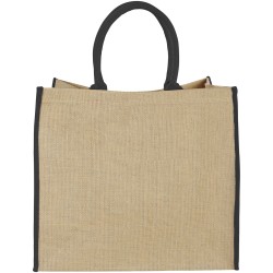 Grand sac shopping en jute Harry 25LCouleur:Naturel / Noir