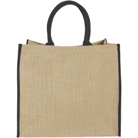 Grand sac shopping en jute Harry 25LCouleur:Naturel / Noir