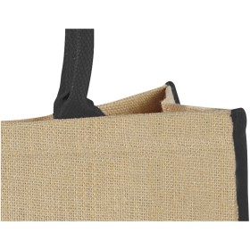 Grand sac shopping en jute Harry 25LCouleur:Naturel / Noir
