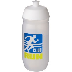 Bouteille de sport HydroFlex™ Clear 500 mlCouleur:Blanc / Givré