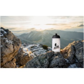 Bouteille de sport HydroFlex™ Clear 500 mlCouleur:Blanc / Givré