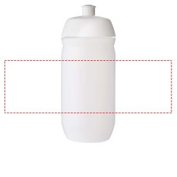 Bouteille de sport HydroFlex™ Clear 500 mlCouleur:Blanc / Givré