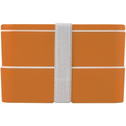Lunch box MIYO à deux blocsCouleur:Orange / Orange / Blanc