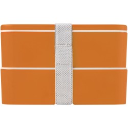 Lunch box MIYO à deux blocsCouleur:Orange / Orange / Blanc