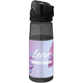 Bidon de sport Capri 700mlCouleur:Noir translucide