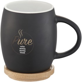 Mug céramique Hearth 400mlCouleur:Noir / Blanc
