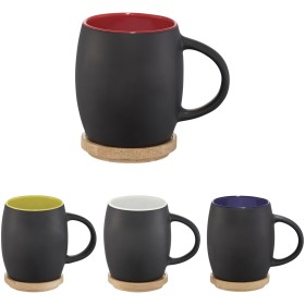 Mug céramique Hearth 400mlCouleur:Noir / Blanc